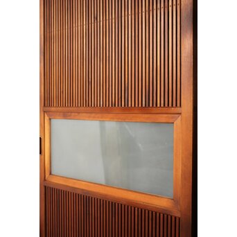 くもりガラス 細身格子戸 4枚1組　L1172 