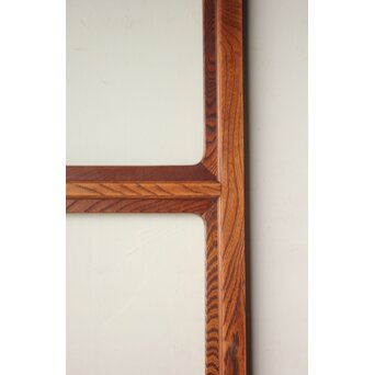 総堅木 美杢 クリアガラス戸 4枚1組　GD0289 