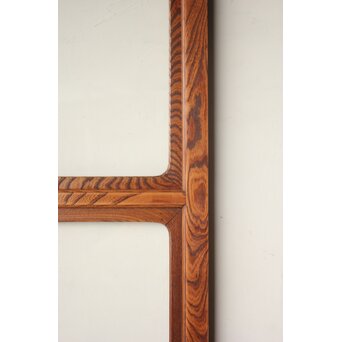 総堅木 美杢 クリアガラス戸 4枚1組　GD0289 