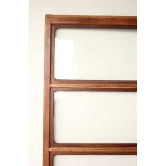 総堅木 美杢 クリアガラス戸 4枚1組　GD0289 