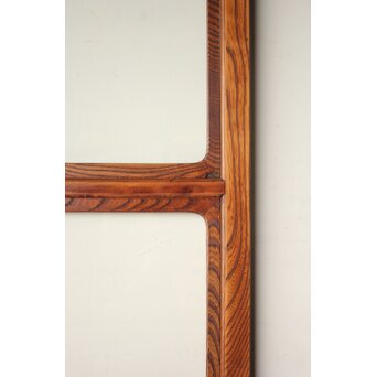 総堅木 美杢 クリアガラス戸 4枚1組　GD0289 