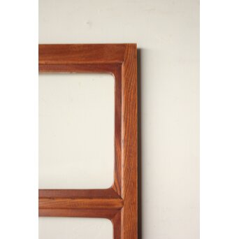 総堅木 美杢 クリアガラス戸 4枚1組　GD0289 