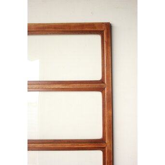 総堅木 美杢 クリアガラス戸 4枚1組　GD0289 