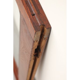 総堅木 美杢 クリアガラス戸 4枚1組　GD0289 