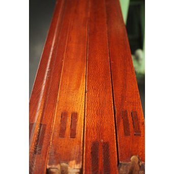 総堅木 美杢 クリアガラス戸 4枚1組　GD0289 