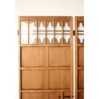 にかわガラス 装飾雪隠戸 2枚1組　GD0290 