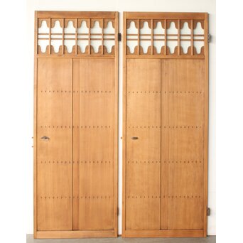 にかわガラス 装飾雪隠戸 2枚1組　GD0290