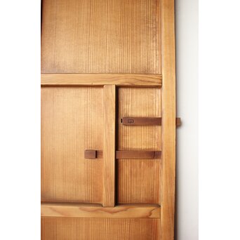 にかわガラス 装飾雪隠戸 2枚1組　GD0290 一部パーツに欠損　使用は可能です