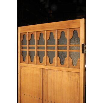 にかわガラス 装飾雪隠戸 2枚1組　GD0290 