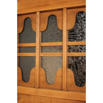 にかわガラス 装飾雪隠戸 2枚1組　GD0290 