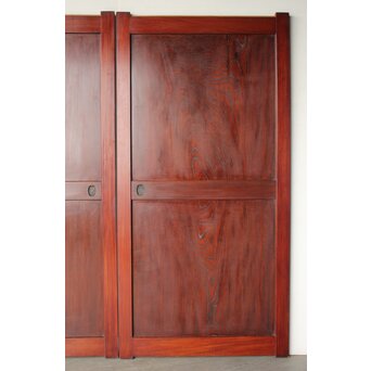 総欅一枚板戸 4枚1組　B1097 