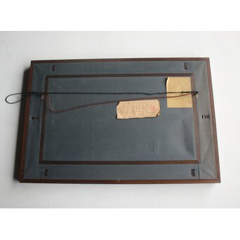 書家 柳田泰雲【倚欄蒼茫千古事～】扁額　Z650 