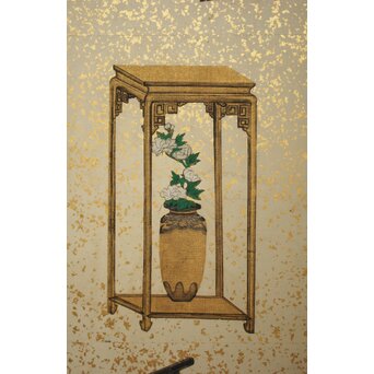 雛道具図 屏風 一双　Z651 