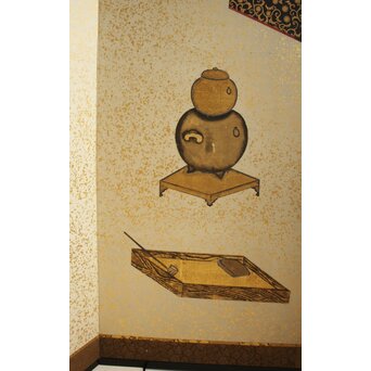 雛道具図 屏風 一双　Z651 