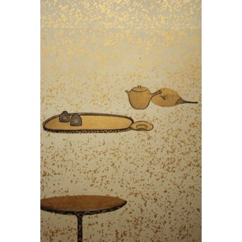 雛道具図 屏風 一双　Z651 