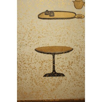 雛道具図 屏風 一双　Z651 