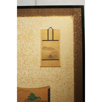 雛道具図 屏風 一双　Z651 