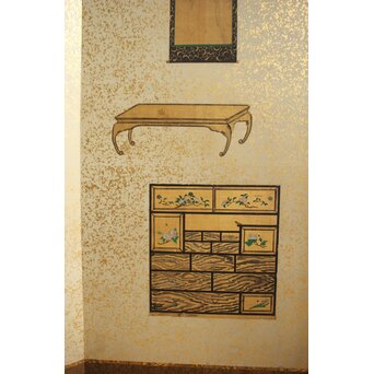 雛道具図 屏風 一双　Z651 