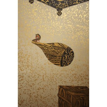 雛道具図 屏風 一双　Z651 