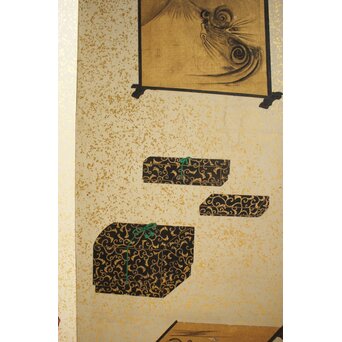 雛道具図 屏風 一双　Z651 