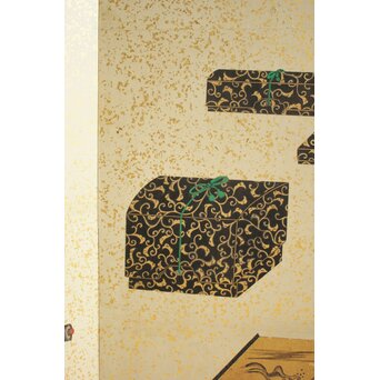 雛道具図 屏風 一双　Z651 