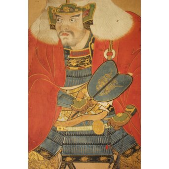 武田二十四将図 紙本掛軸　Z655 