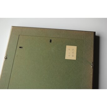 堀文子 花菖蒲 日本画額装　Z660 