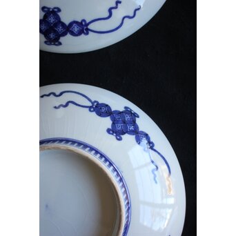 色絵鍋島 芙蓉文中皿 4客　P559 