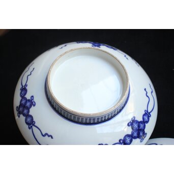 色絵鍋島 芙蓉文中皿 4客　P559 