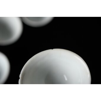 清 徳化窯白磁 10客　P560 