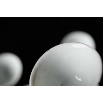 清 徳化窯白磁 10客　P560 