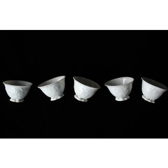 清 徳化窯白磁 10客　P560