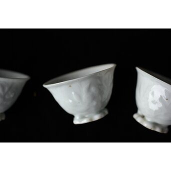 清 徳化窯白磁 10客　P560 