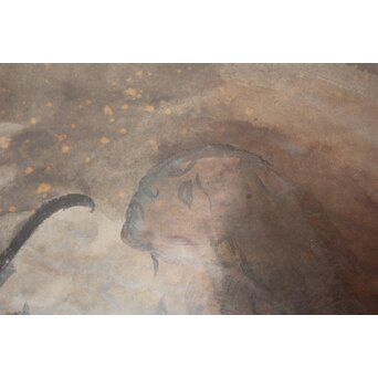 丸木位里 裸婦 額装　Z667 