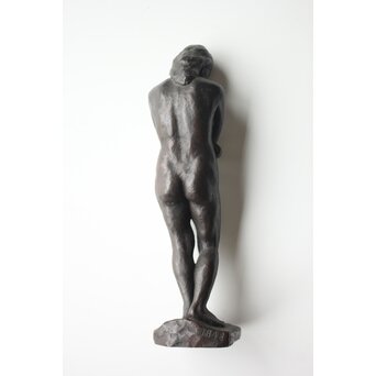 建畠覚造「惟 MEDITATION」ブロンズ 裸婦 共箱　M463 