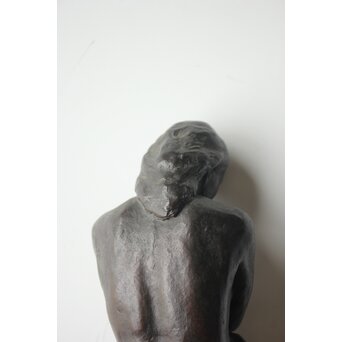 建畠覚造「惟 MEDITATION」ブロンズ 裸婦 共箱　M463 