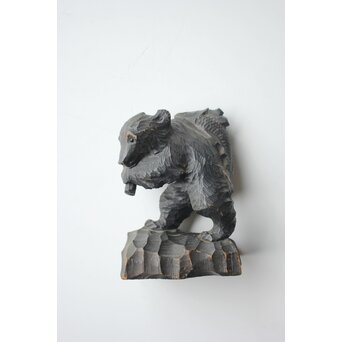 堀井民芸 熊木彫　X601