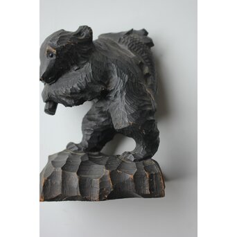 堀井民芸 熊木彫　X601 