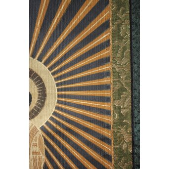 方便法身尊形 本願寺 厳如裏書 截金 切金 仏画 絹本　Z670 