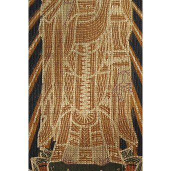 方便法身尊形 本願寺 厳如裏書 截金 切金 仏画 絹本　Z670 