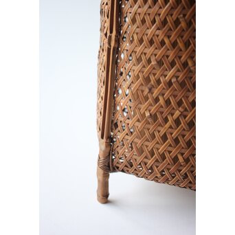 二代 飯塚鳳斎 竹花籠　U380 