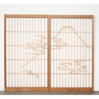 富士 大書院戸 2枚1組　R0470 ウラ