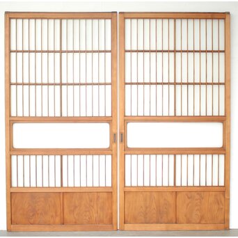 障子風 ガラス戸 2枚1組　GD0292
