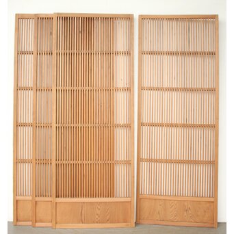 細身格子戸 4枚1組　L1173