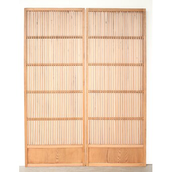 細身格子戸 4枚1組　L1173 CD　表