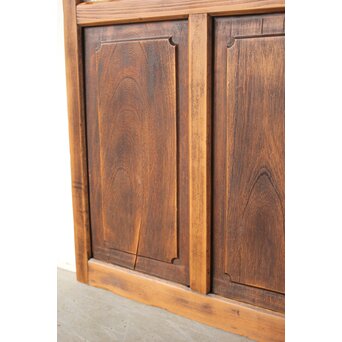 面取欅腰板 ダイアガラス戸　GD0294 