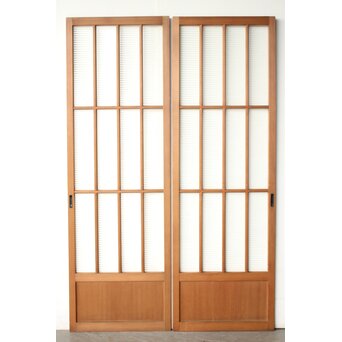 モールガラス 細身ガラス戸 2枚1組　GD0297