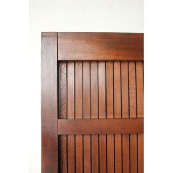 重厚総欅 巾着金具格子蔵戸　W0208Y 
