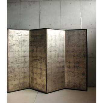 中型 銀屏風 六曲一隻　Z673 