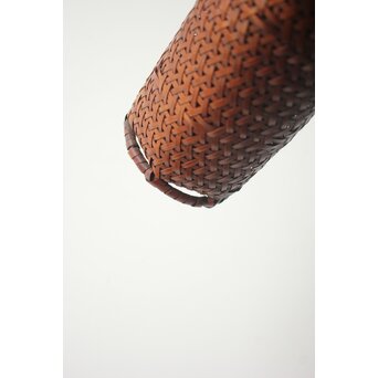 石川四海 筒型竹籠 花生　U381 